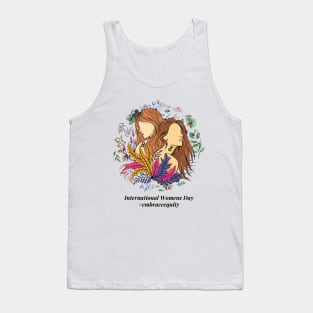 embrace equity international women's day 2023 Tank Top